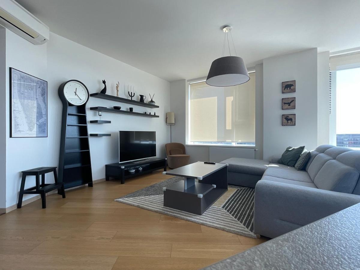 Sag Panorama Apartment 3 Rooms 19Th Floor Great View Free Parking Bratislava Bagian luar foto