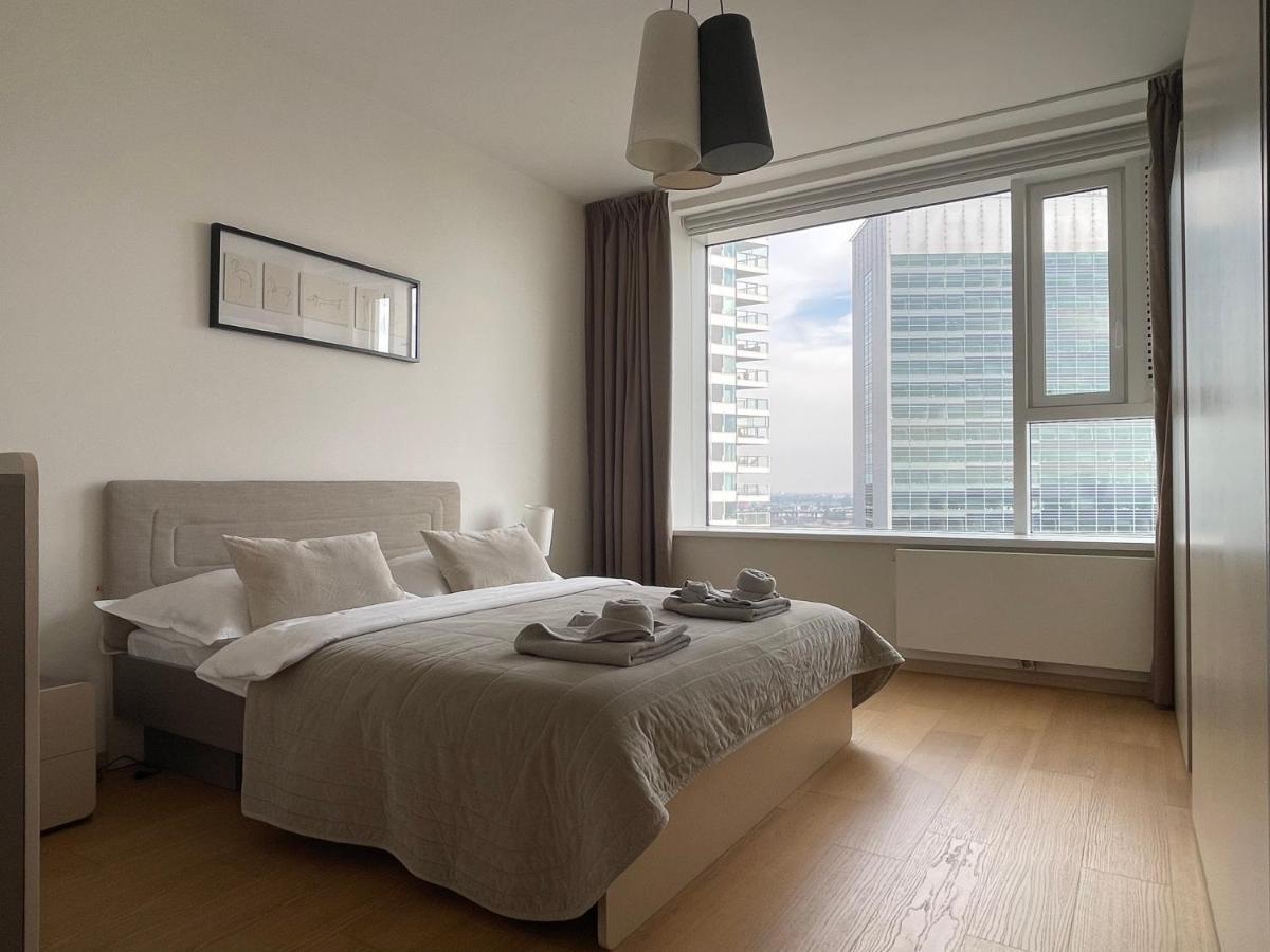 Sag Panorama Apartment 3 Rooms 19Th Floor Great View Free Parking Bratislava Bagian luar foto