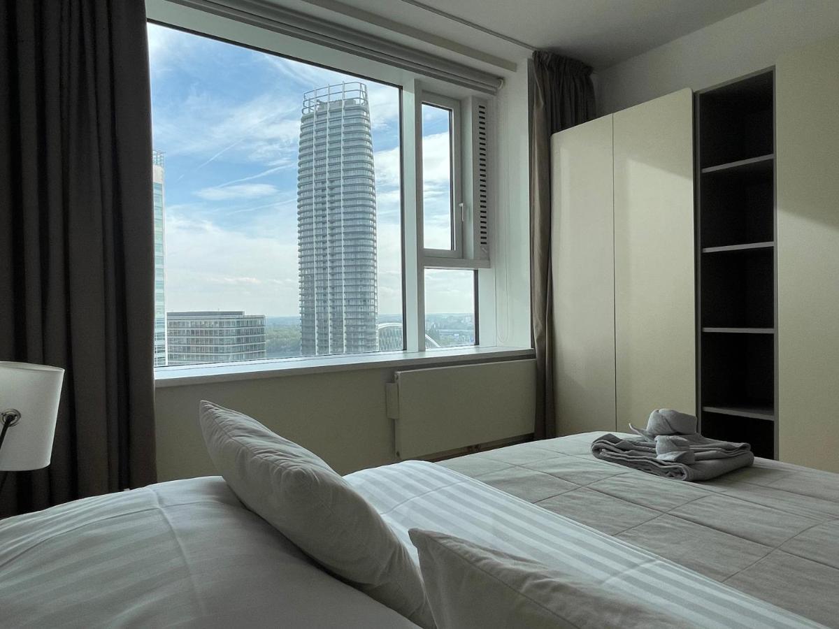 Sag Panorama Apartment 3 Rooms 19Th Floor Great View Free Parking Bratislava Bagian luar foto