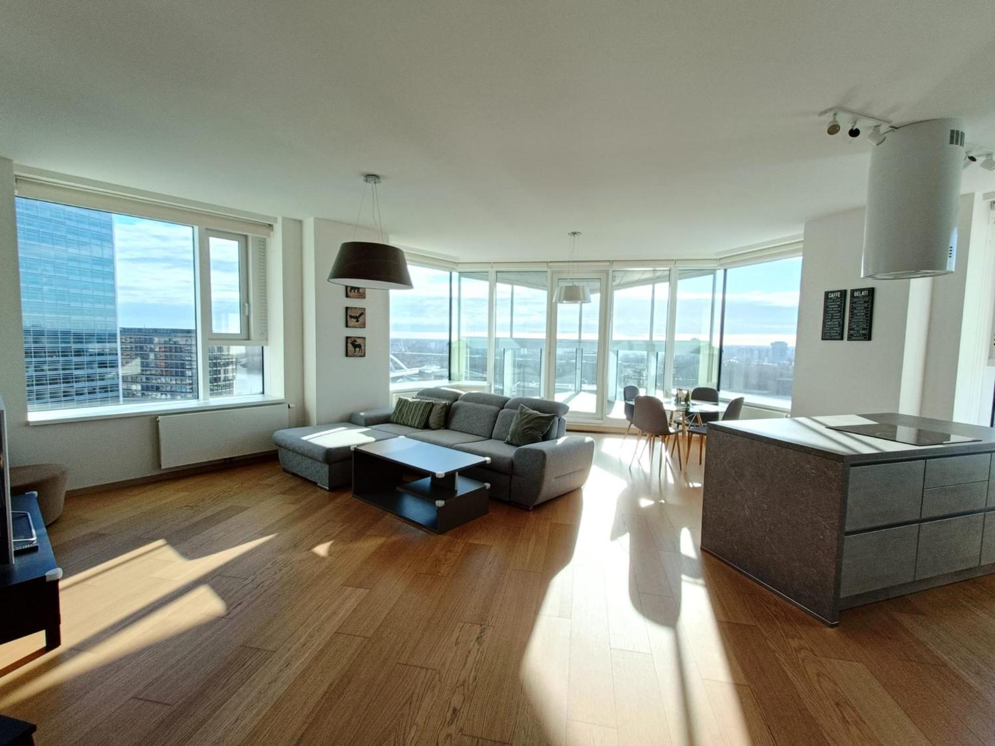 Sag Panorama Apartment 3 Rooms 19Th Floor Great View Free Parking Bratislava Bagian luar foto