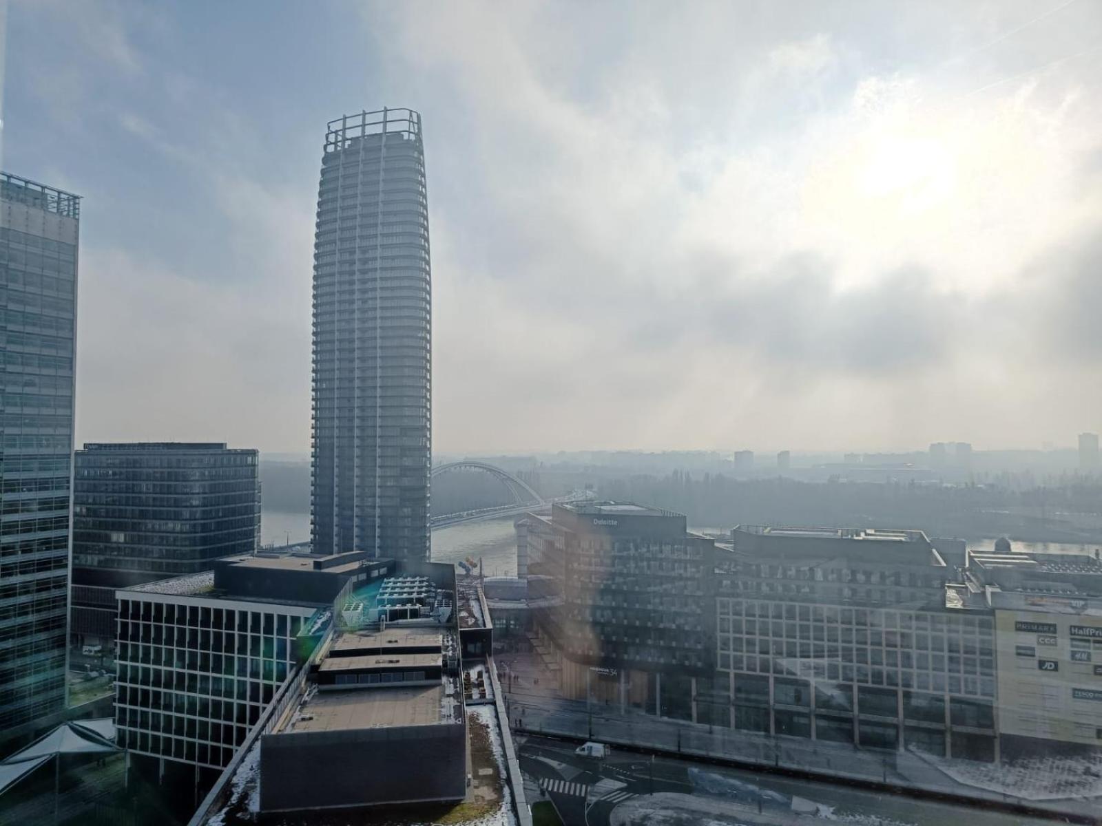 Sag Panorama Apartment 3 Rooms 19Th Floor Great View Free Parking Bratislava Bagian luar foto