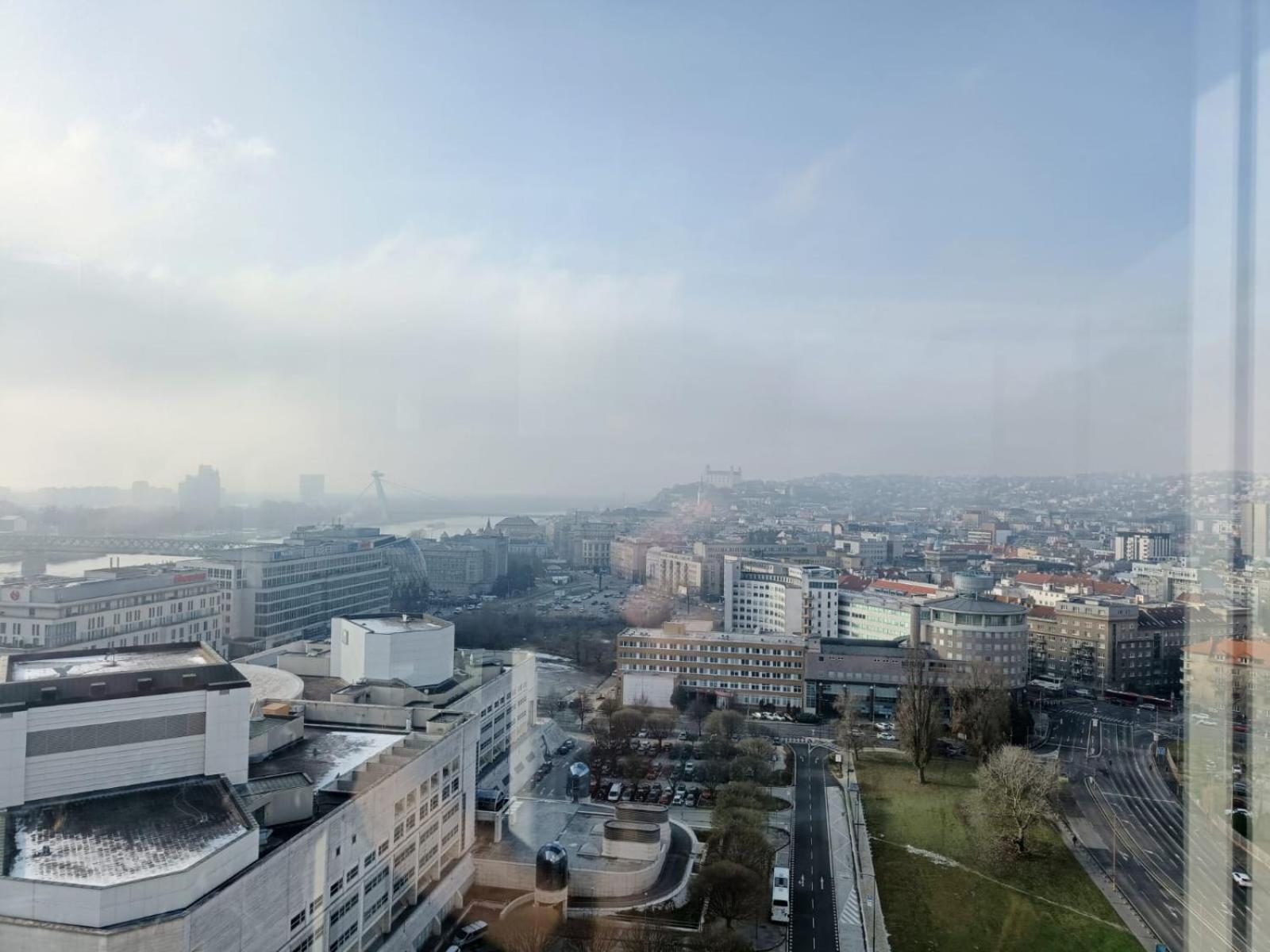 Sag Panorama Apartment 3 Rooms 19Th Floor Great View Free Parking Bratislava Bagian luar foto